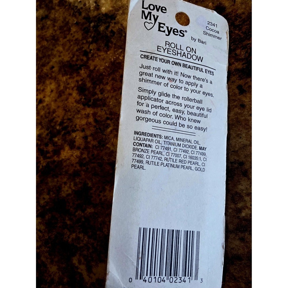 Love My EYES ROLL ON EYE SHADWO. LOOSE POWDER. COCOA SHIMMER. NEW SEALED - Picture 2 of 2